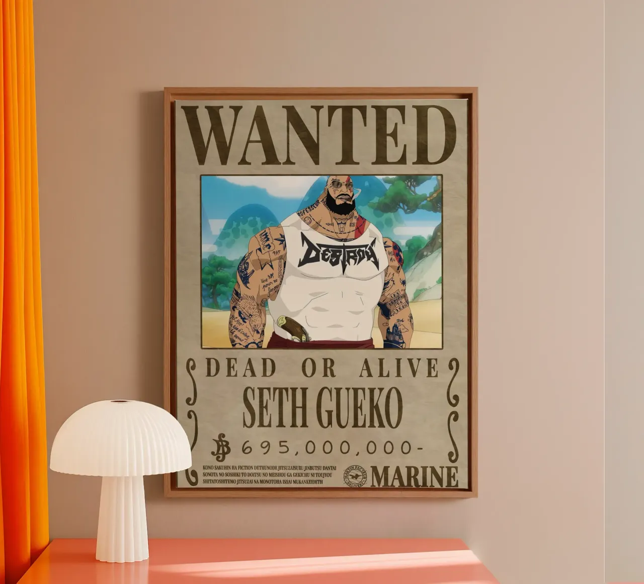 Gezocht Seth Gueko canvas met Baklijst van Collins Shop