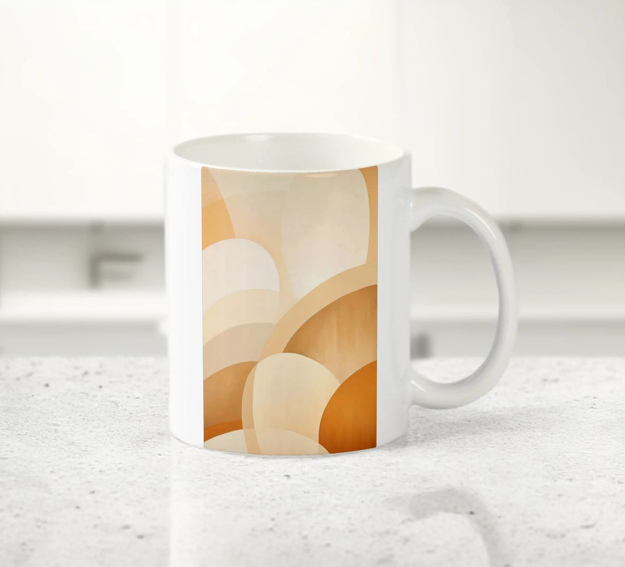 Astratto in colori tenui tazza in ceramica da Imagine