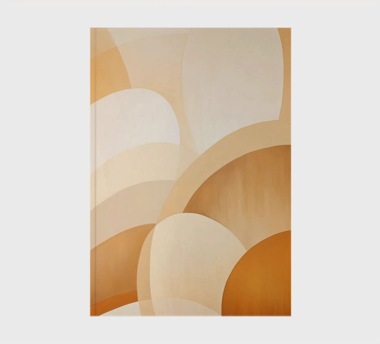 Abstract in soft colours notebook by Imagine