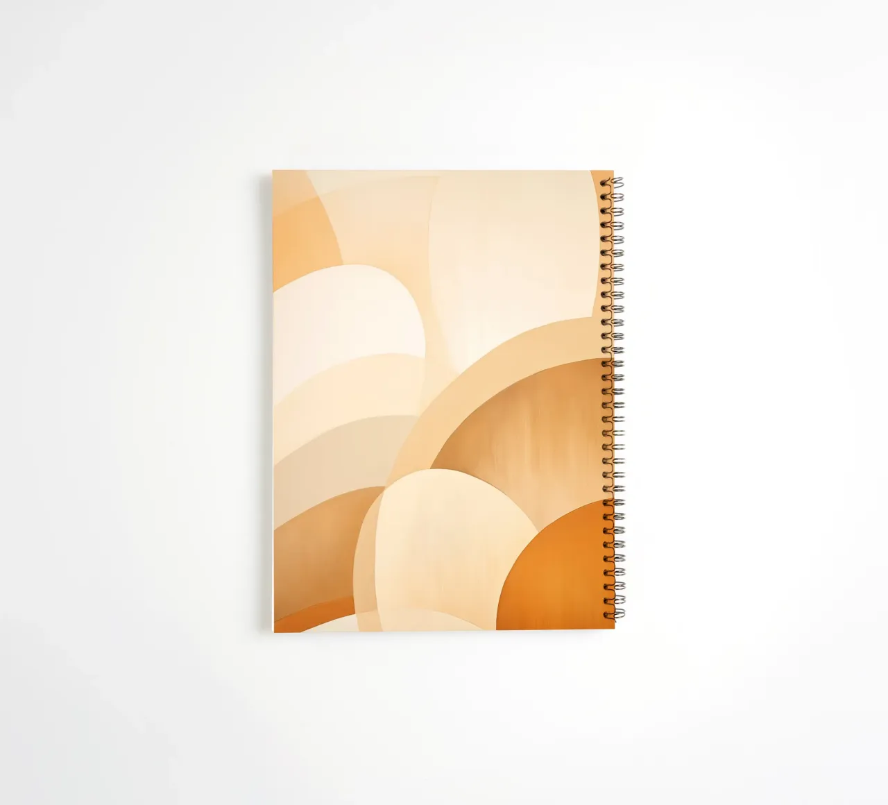 Abstract in soft colours spiral notebook by Imagine