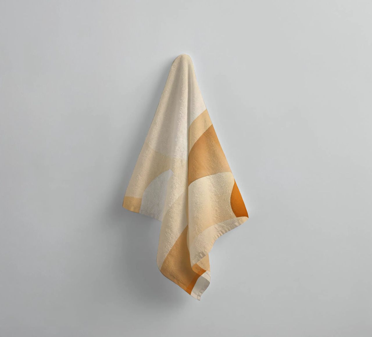Abstract in soft colours towel by Imagine