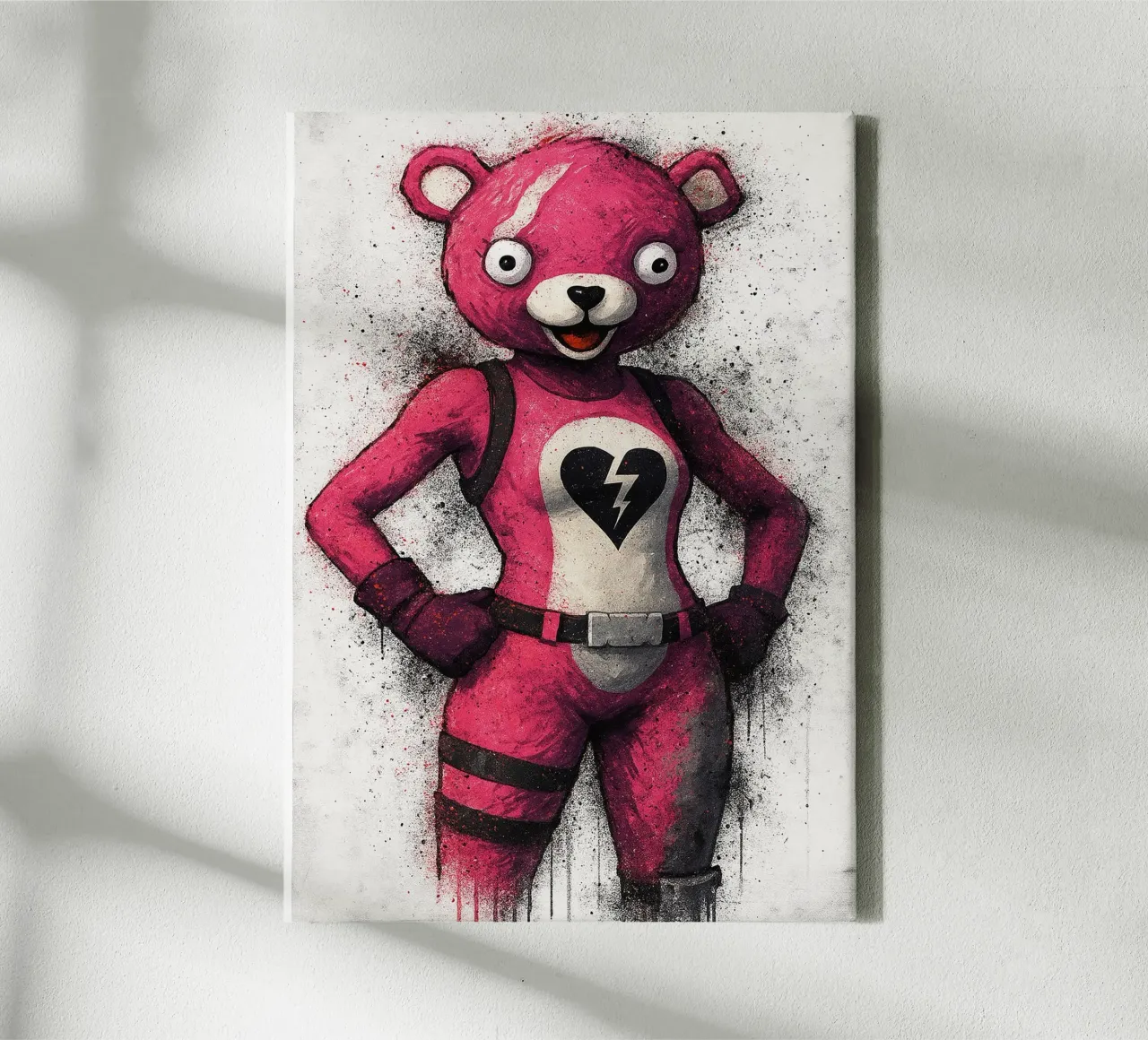 Fortnite cuddle tela con Cornice a cassetta da FreeArtStudio