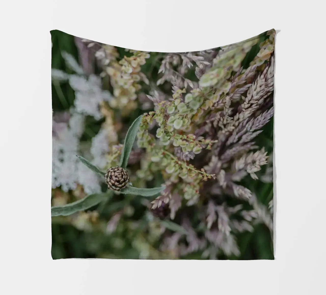 Eleganza artistica floreale Boho coperta in pile da Carinaprint