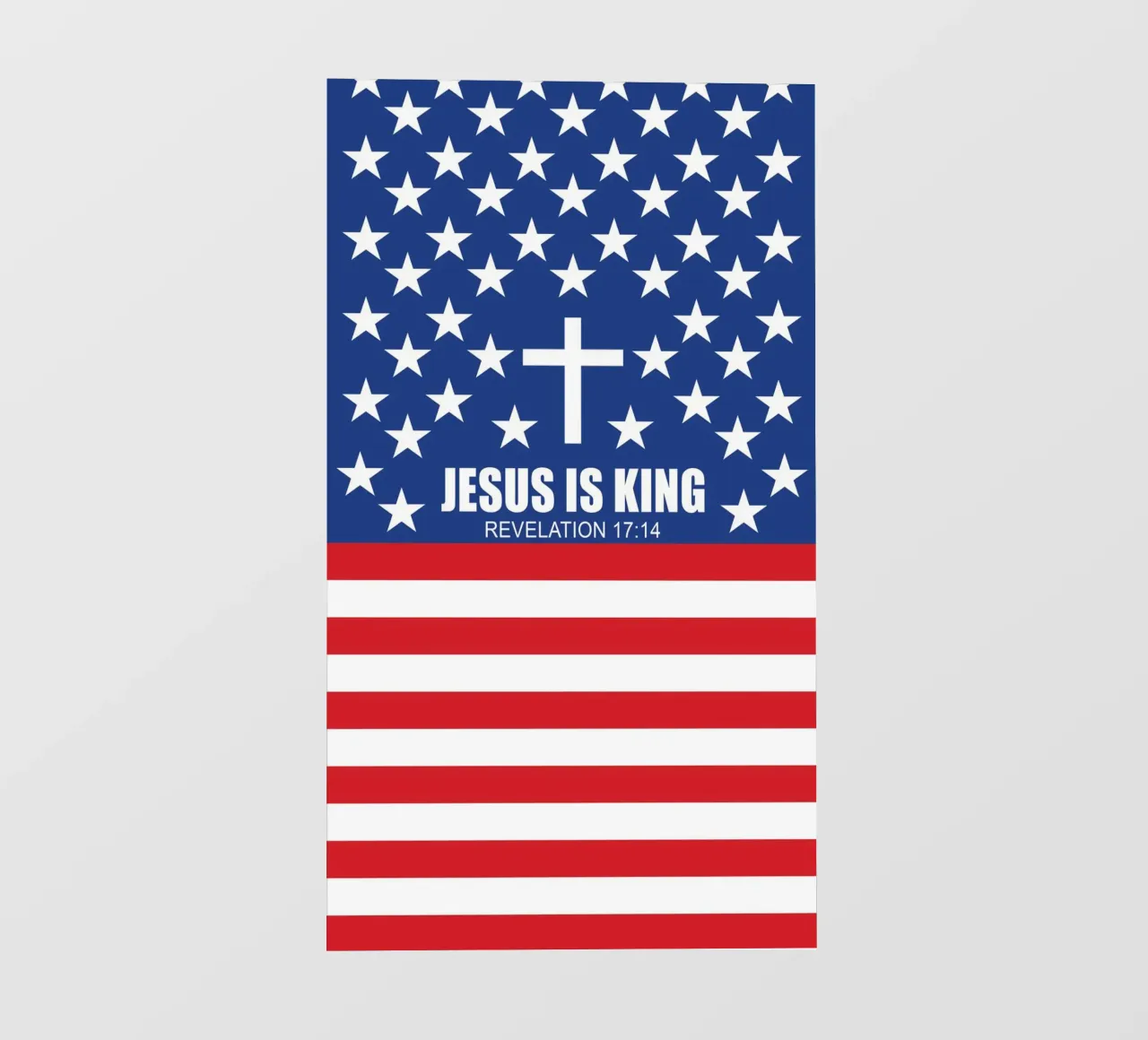Patriotic christian in American Flag for Men Dad Father telo in pvc da Guiarts