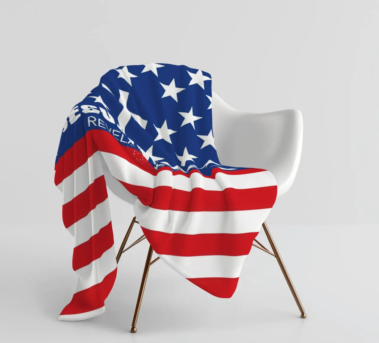 Patriotic christian in American Flag for Men Dad Father coperta in pile da Guiarts