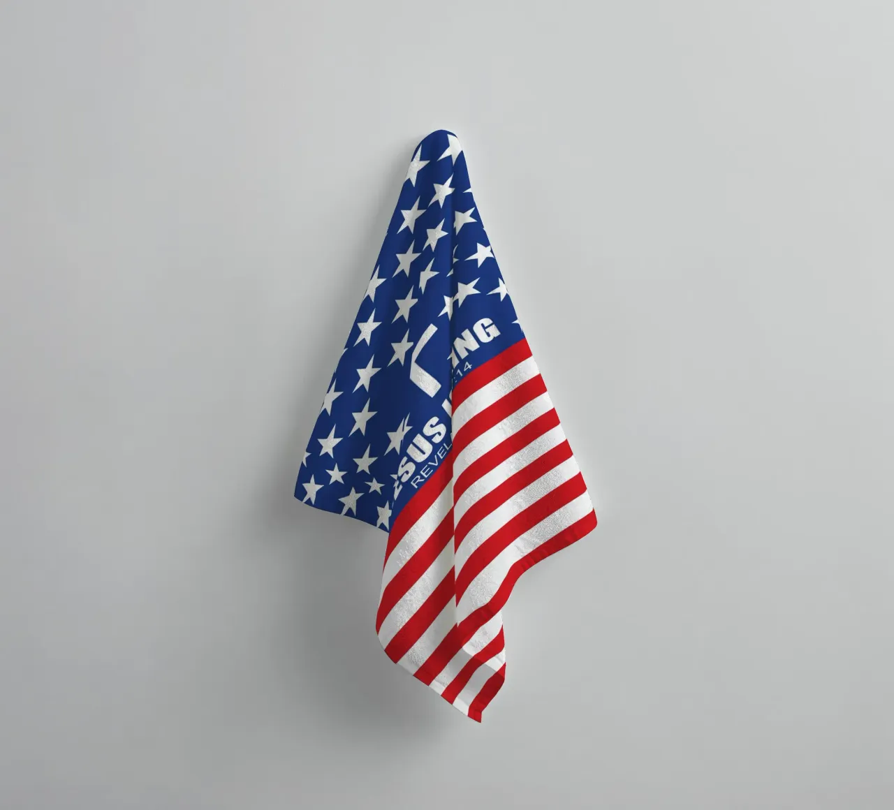 Patriotic christian in American Flag for Men Dad Father asciugamano da bagno da Guiarts
