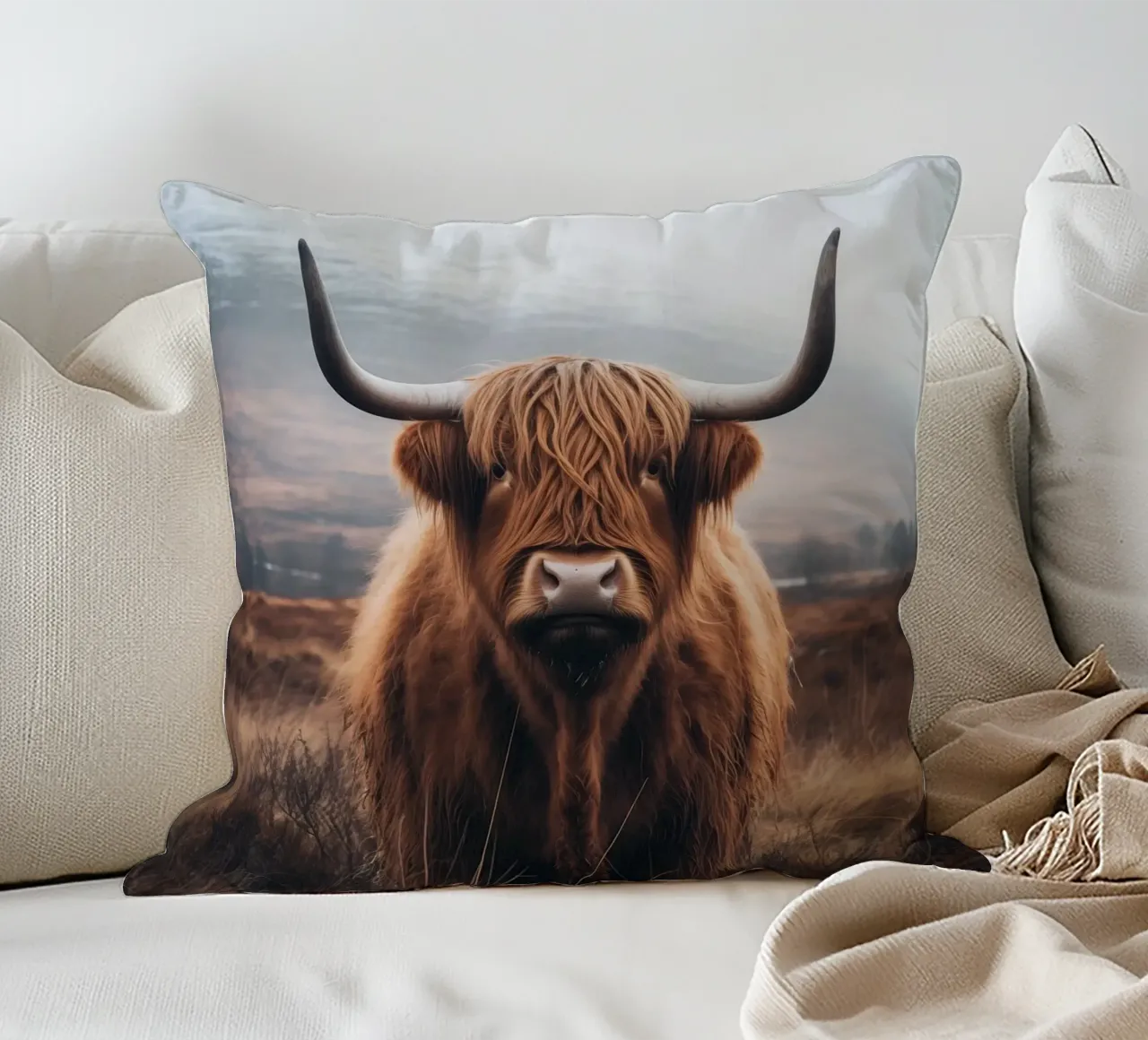 Highlander scozzese cuscino da Imagine