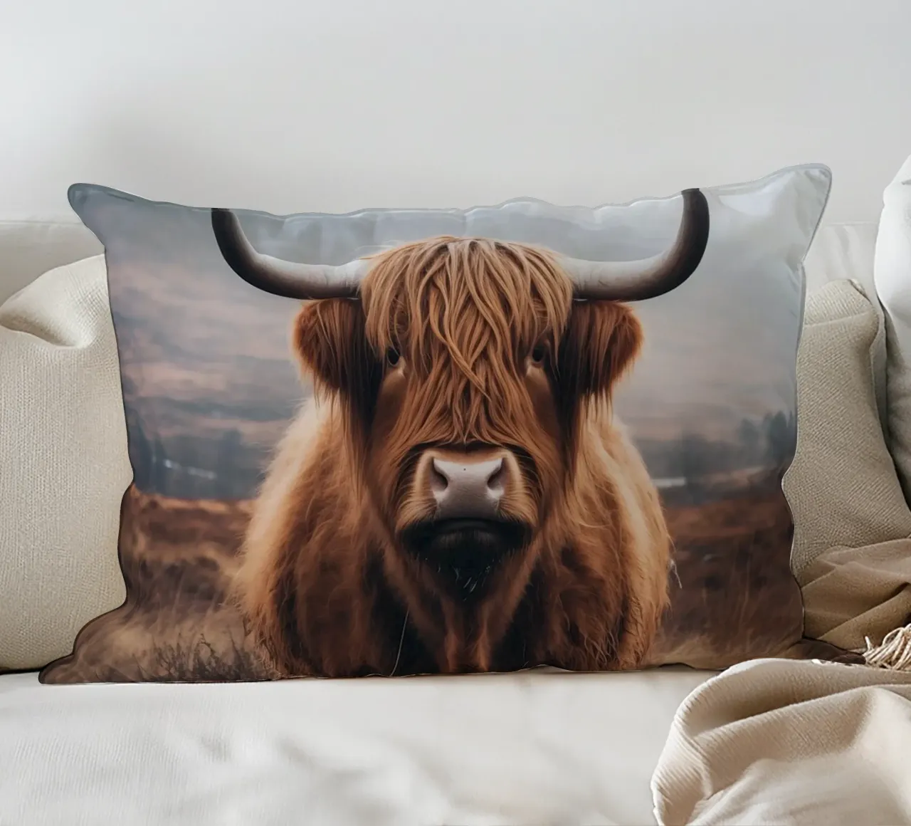 Highlander scozzese cuscino da Imagine