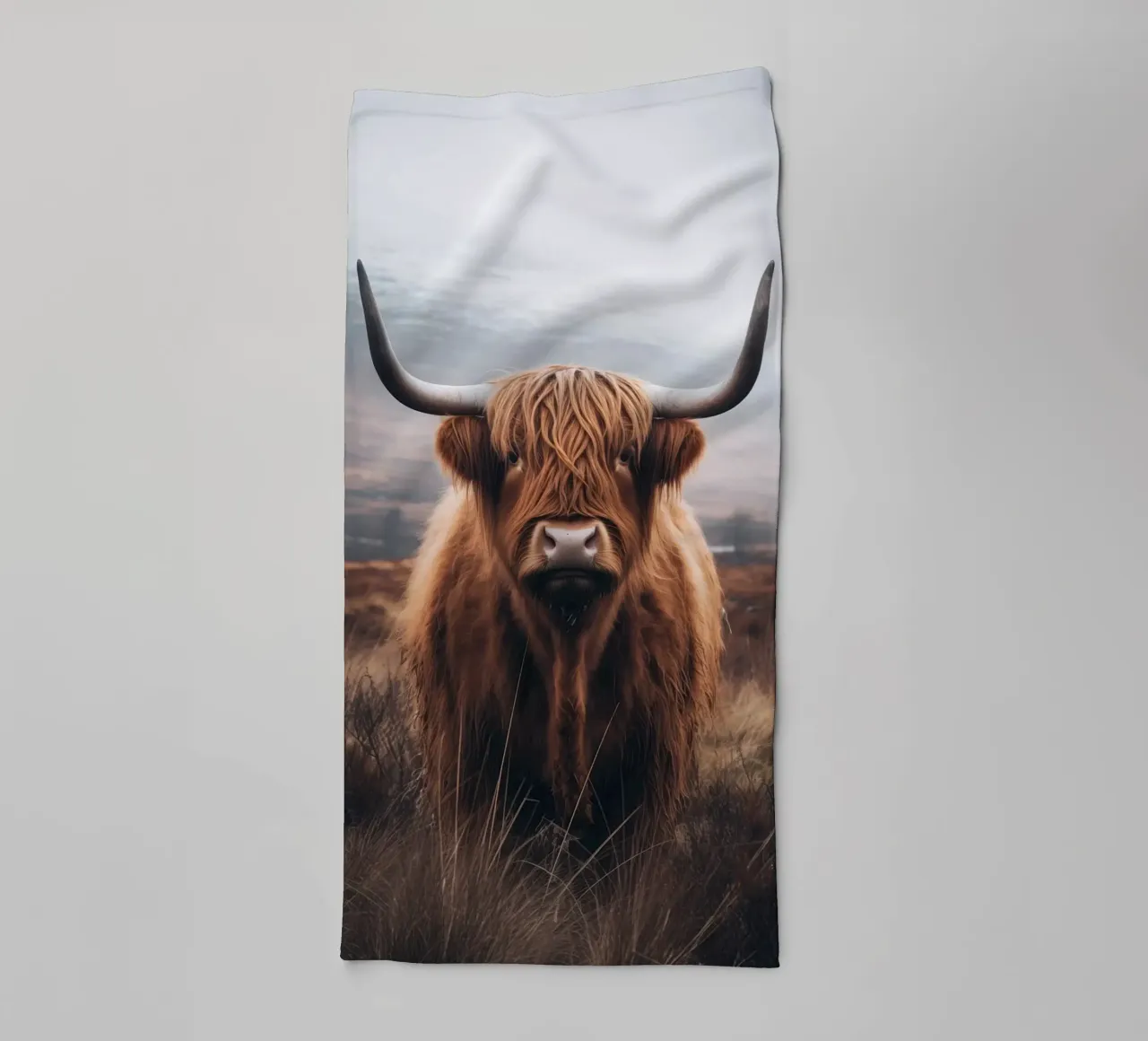 Highlander scozzese asciugamano da bagno da Imagine