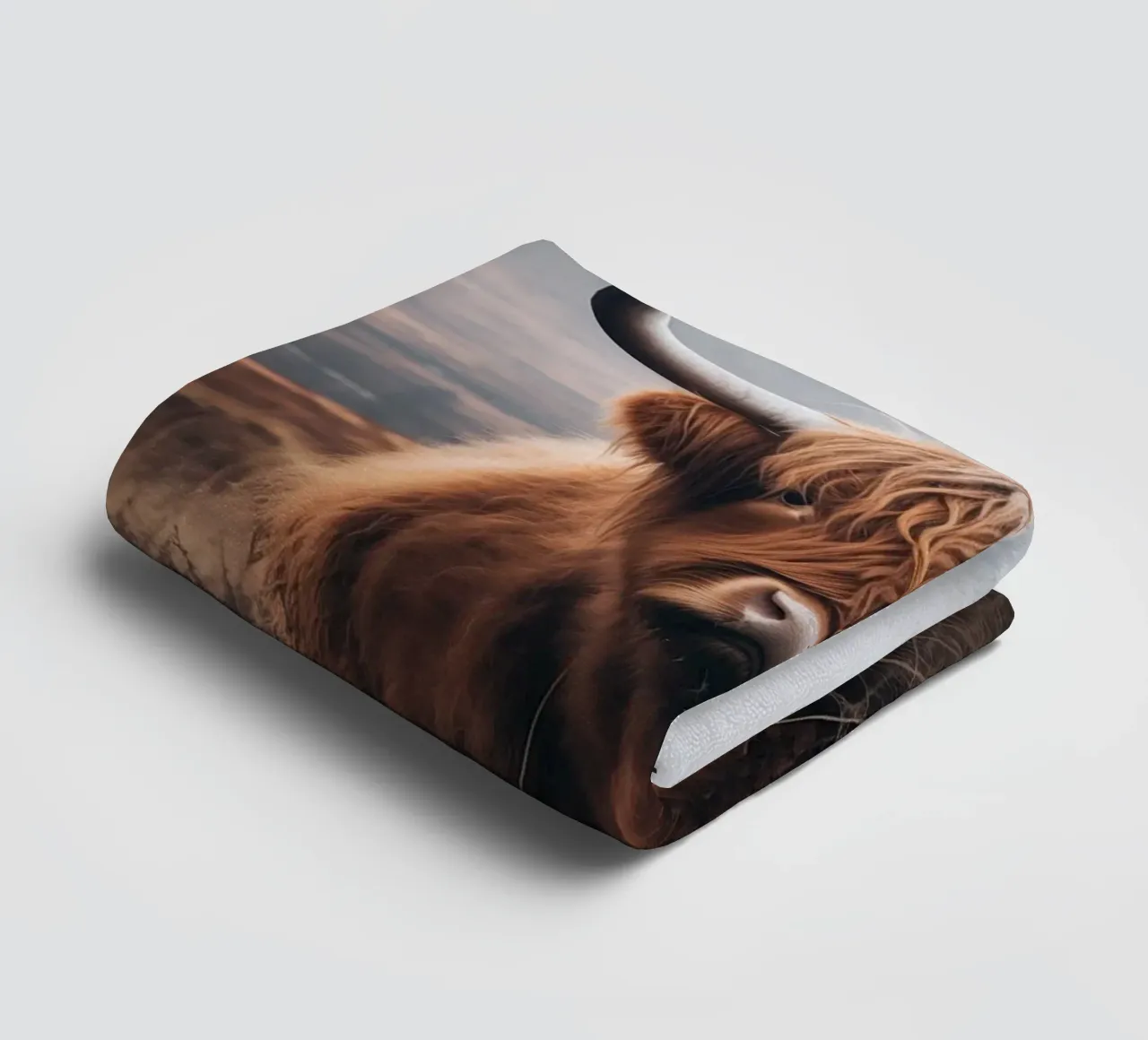 Highlander scozzese asciugamano da bagno da Imagine