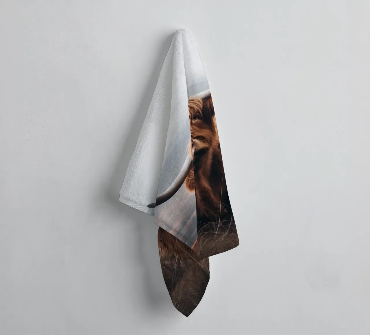 Highlander scozzese asciugamano da bagno da Imagine