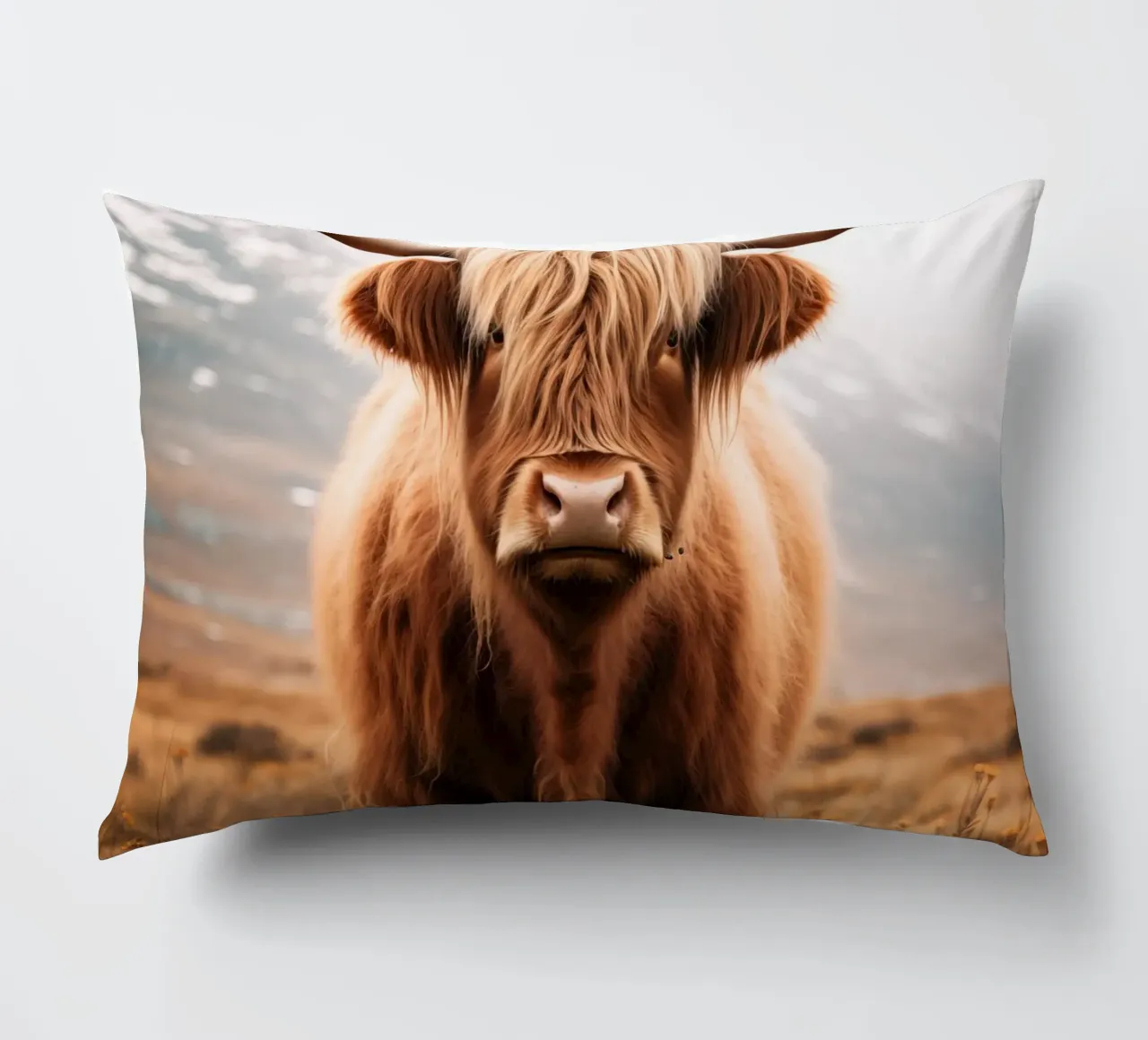 Scottish highlander decorative cushion by Imagine