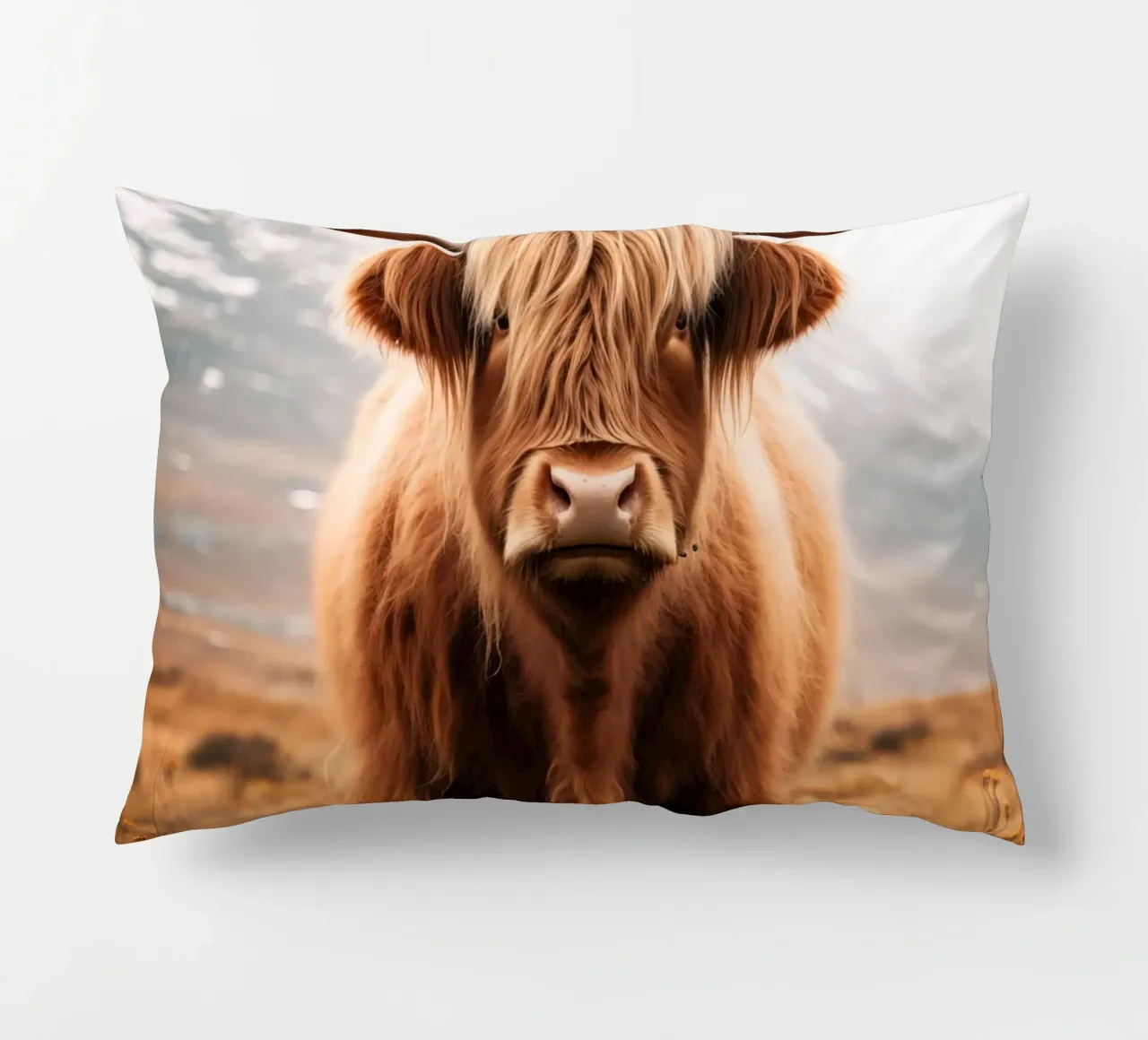 Scottish highlander decorative cushion by Imagine