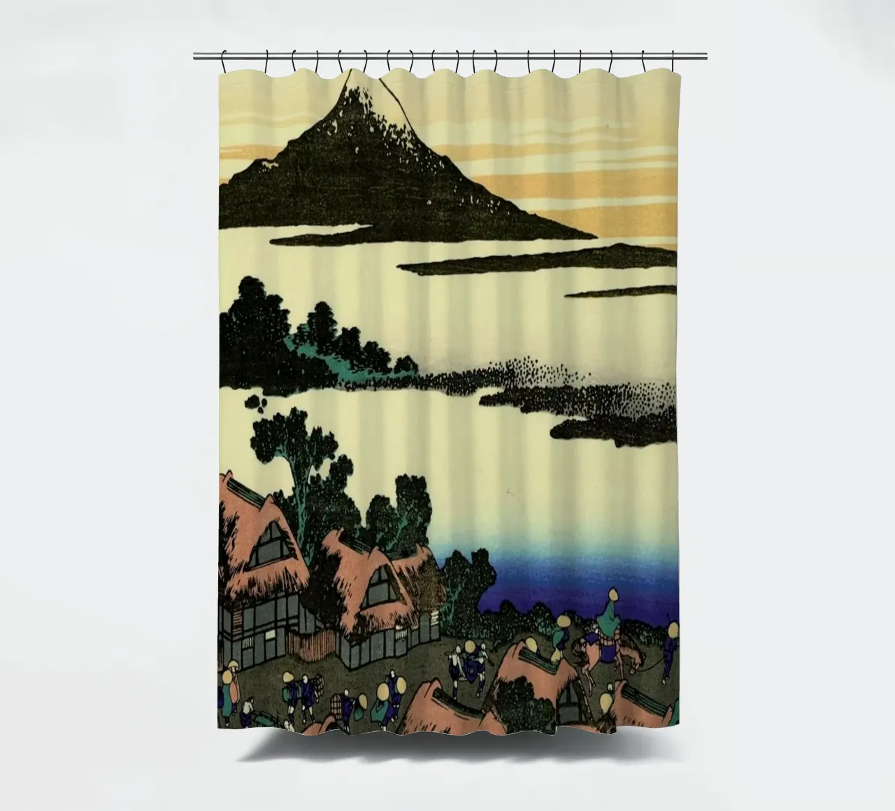 Hokusai - Dawn Near Isawa in Kai Province tenda da doccia da ARTOTHEK