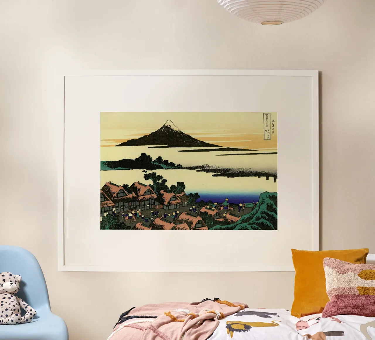 Hokusai - Dawn Near Isawa in Kai Province carta hahnemühle da ARTOTHEK