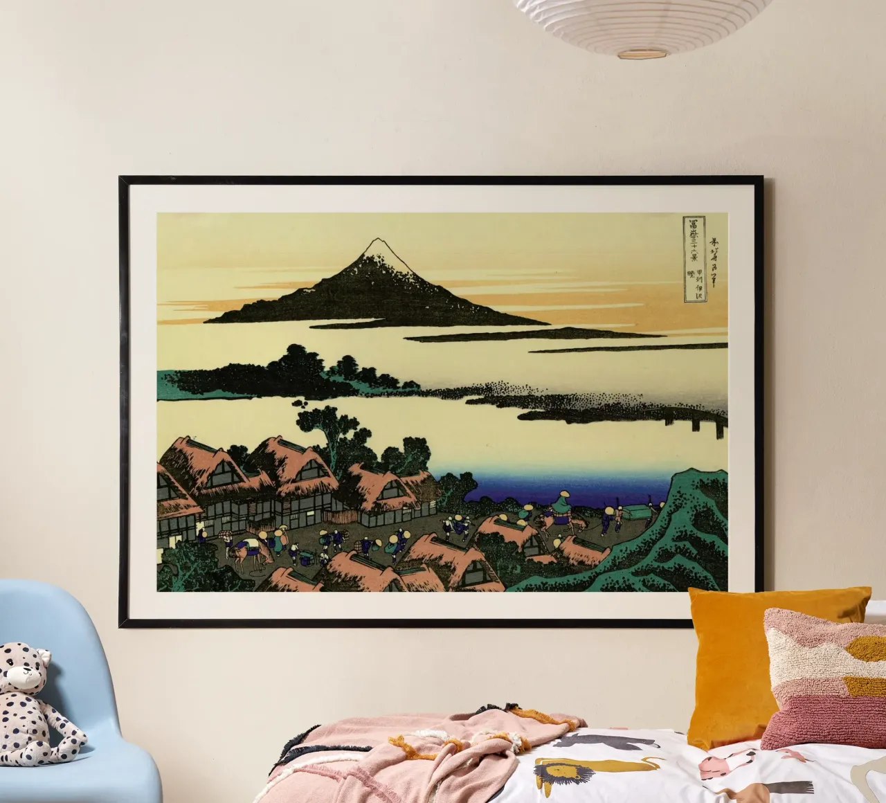 Hokusai - Dawn Near Isawa in Kai Province carta hahnemühle da ARTOTHEK