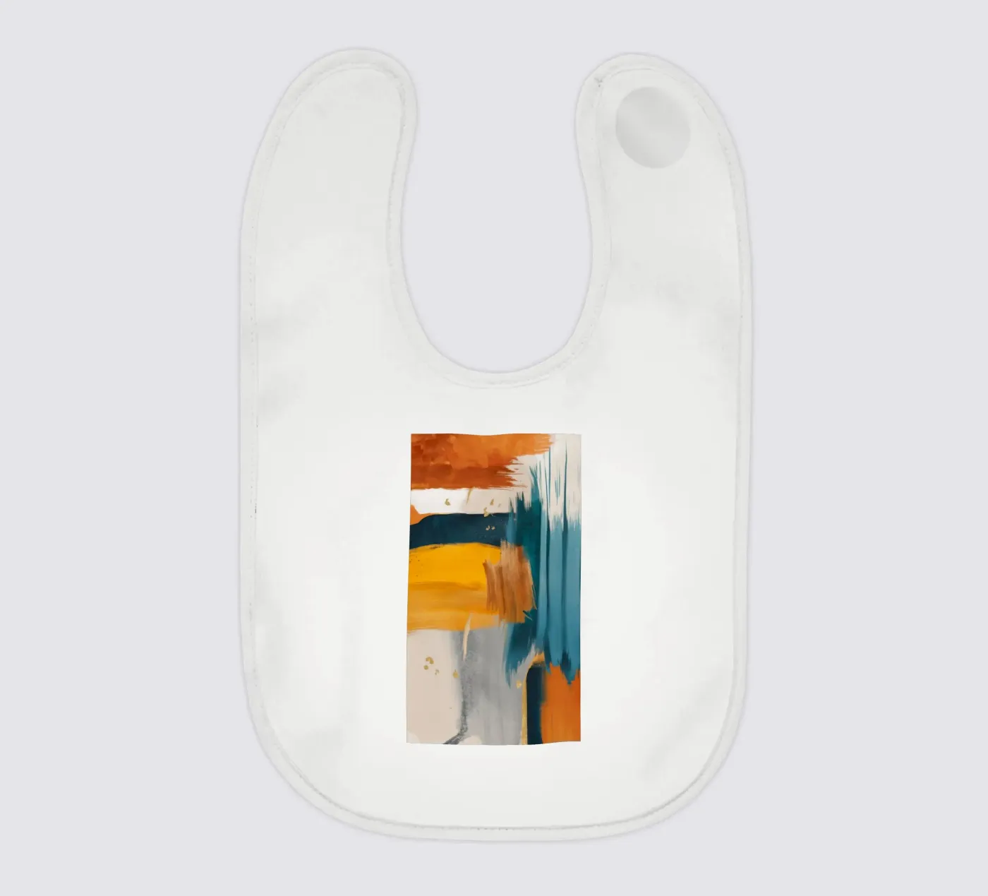 Split Stroke Vibrance baby bib by Monarch Arc