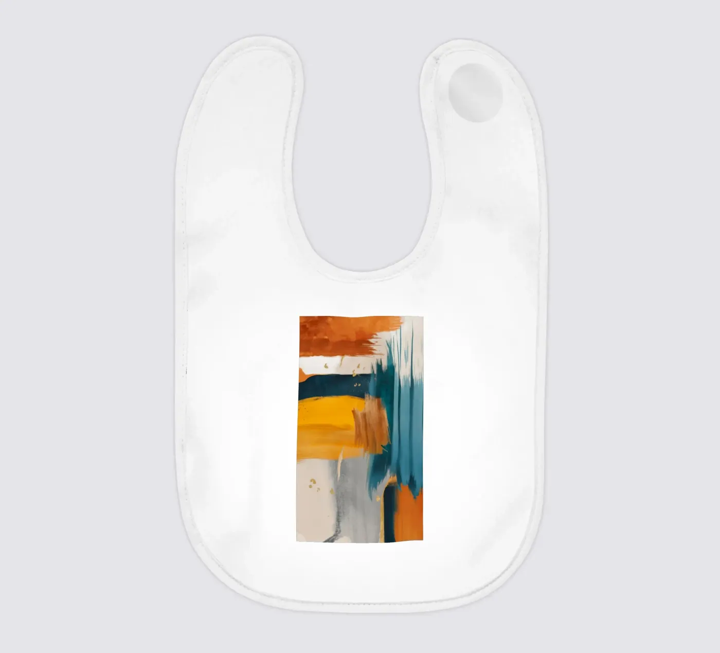 Split Stroke Vibrance baby bib by Monarch Arc