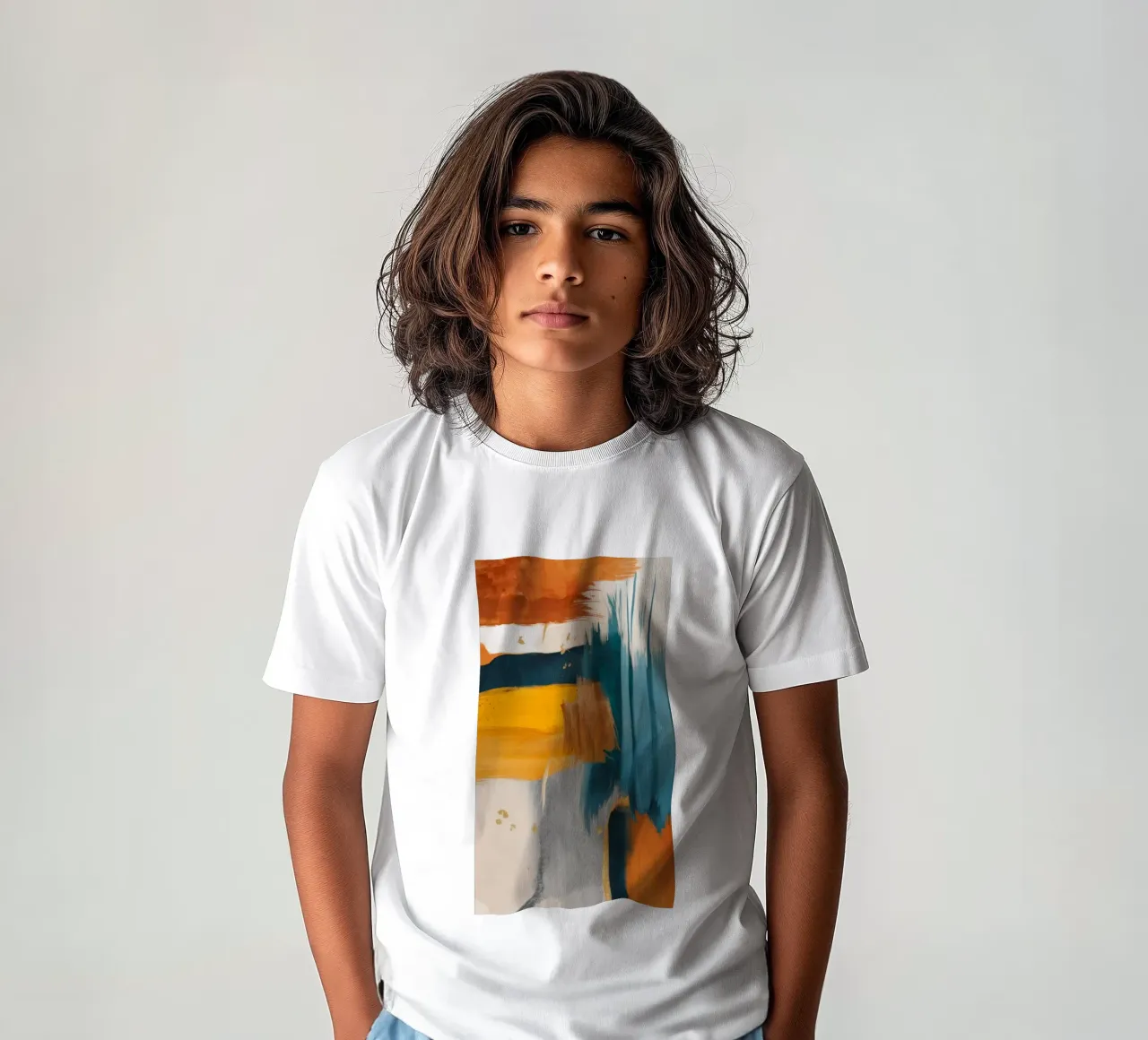 Splitstroke trilling kinder t-shirt van Monarch Arc