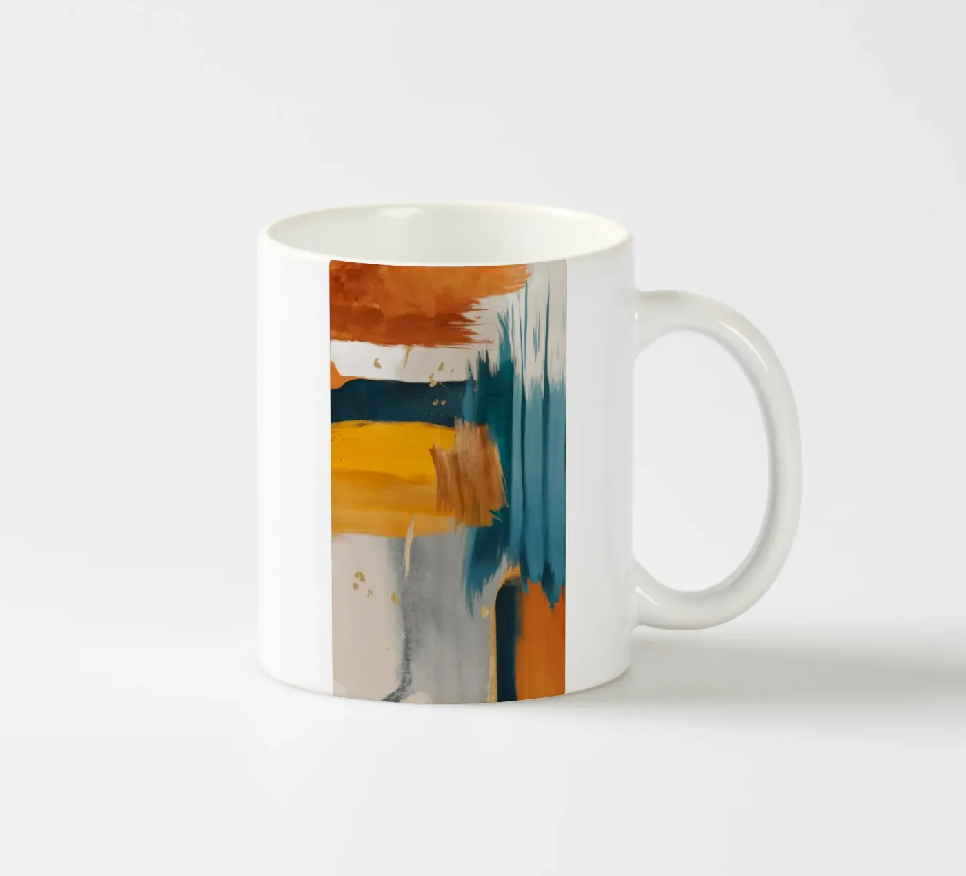 Split Stroke Vibrance ceramic mug by Monarch Arc