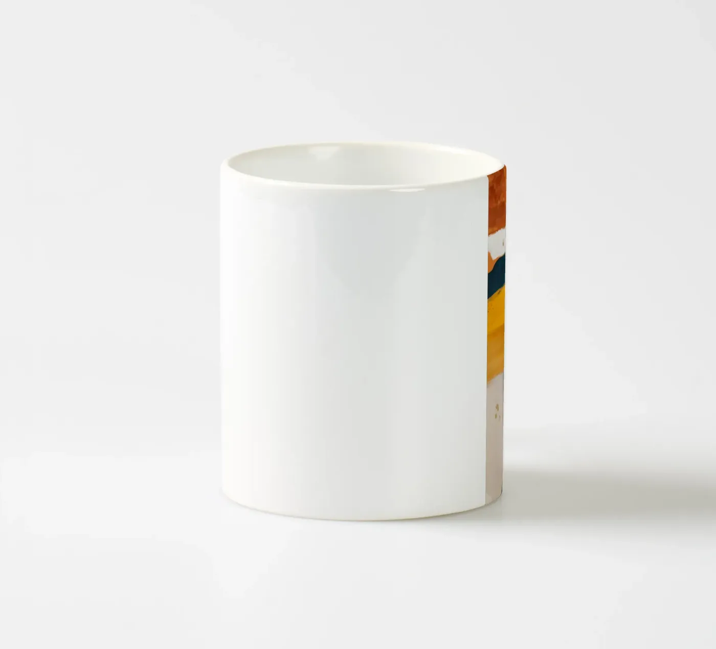 Split Stroke Vibrance ceramic mug by Monarch Arc