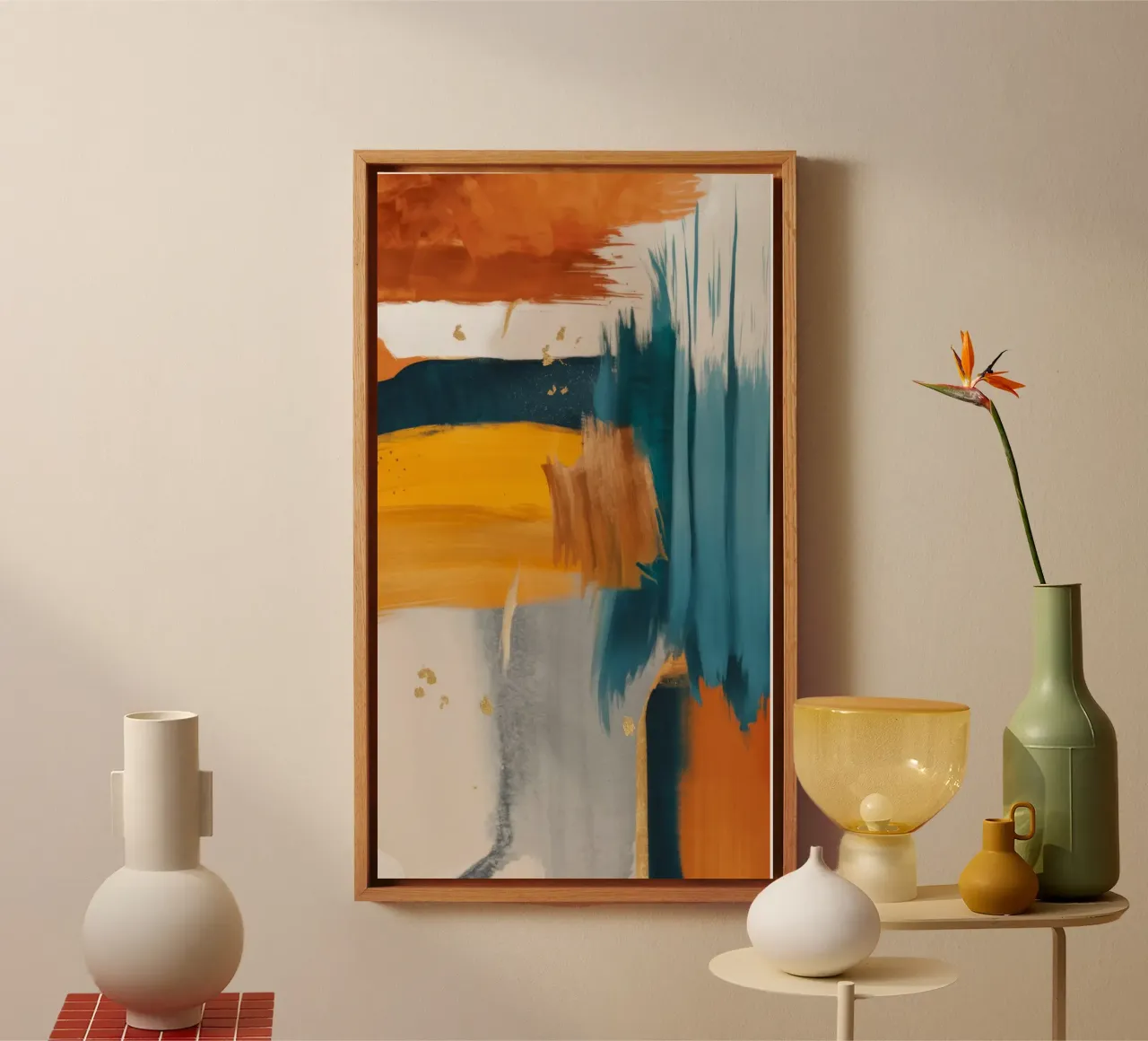 Splitstroke trilling canvas van Monarch Arc