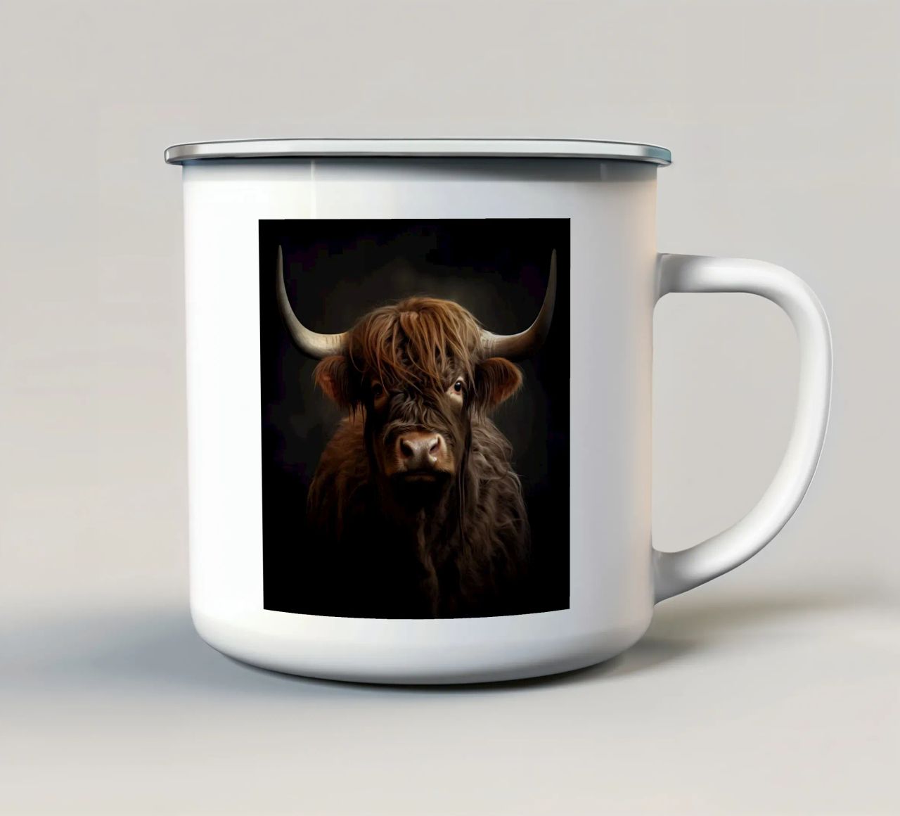 Highlander scozzese tazza in smalto da Imagine