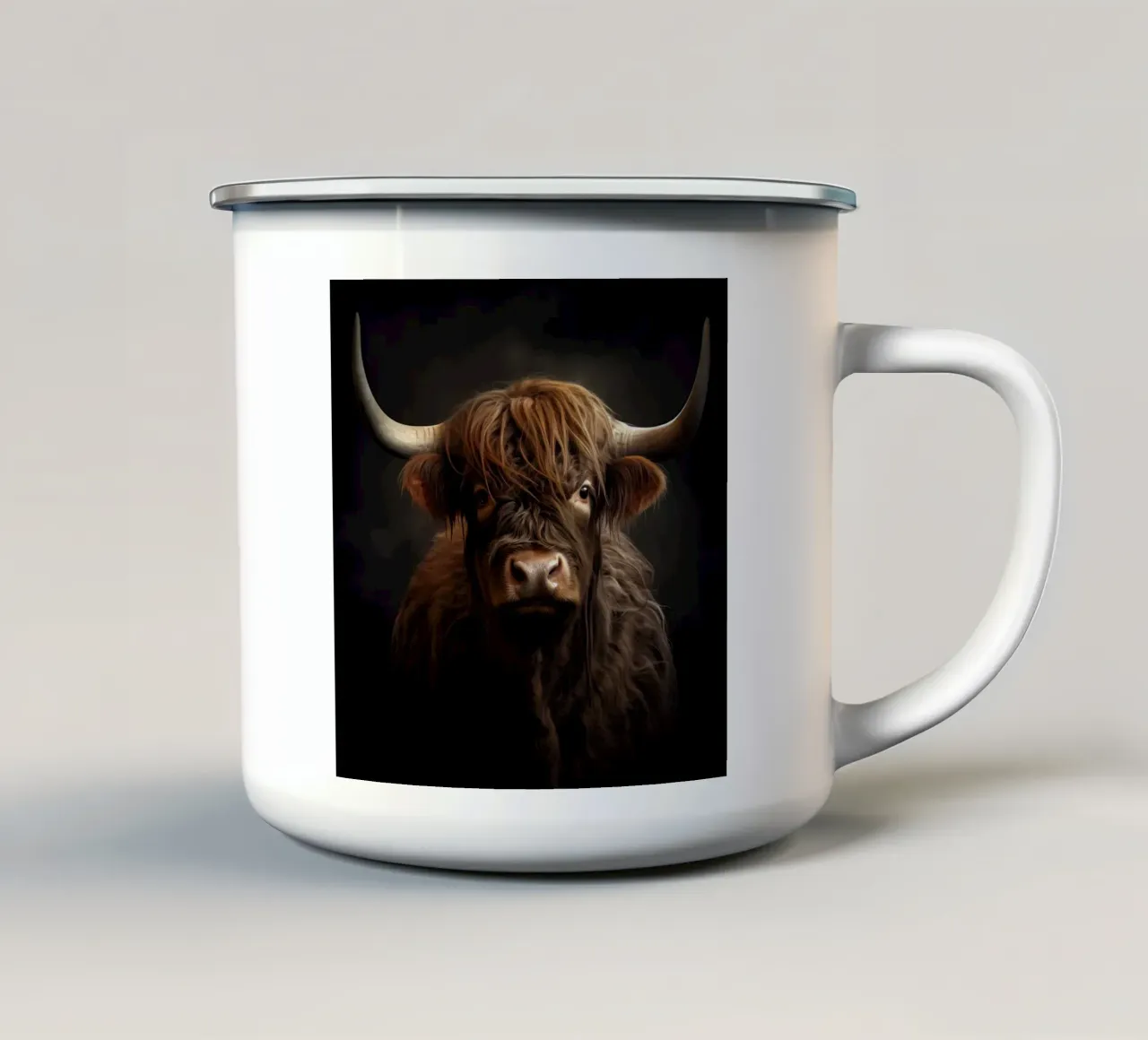 Highlander scozzese tazza in smalto da Imagine