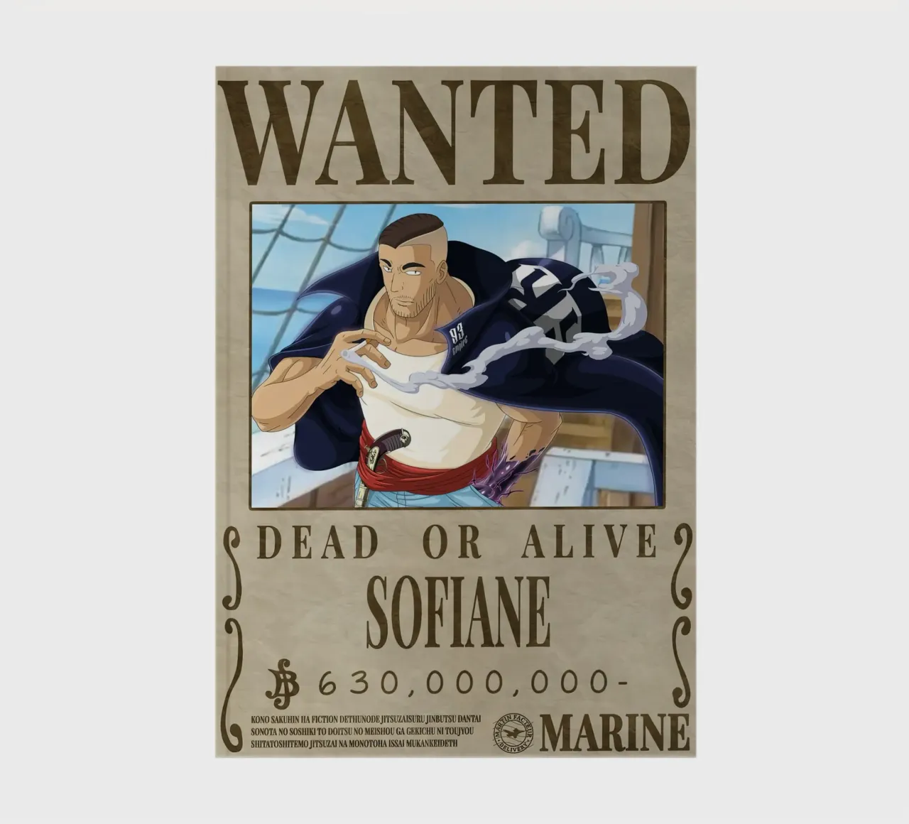 Wanted Sofiane notebook by Collins Shop