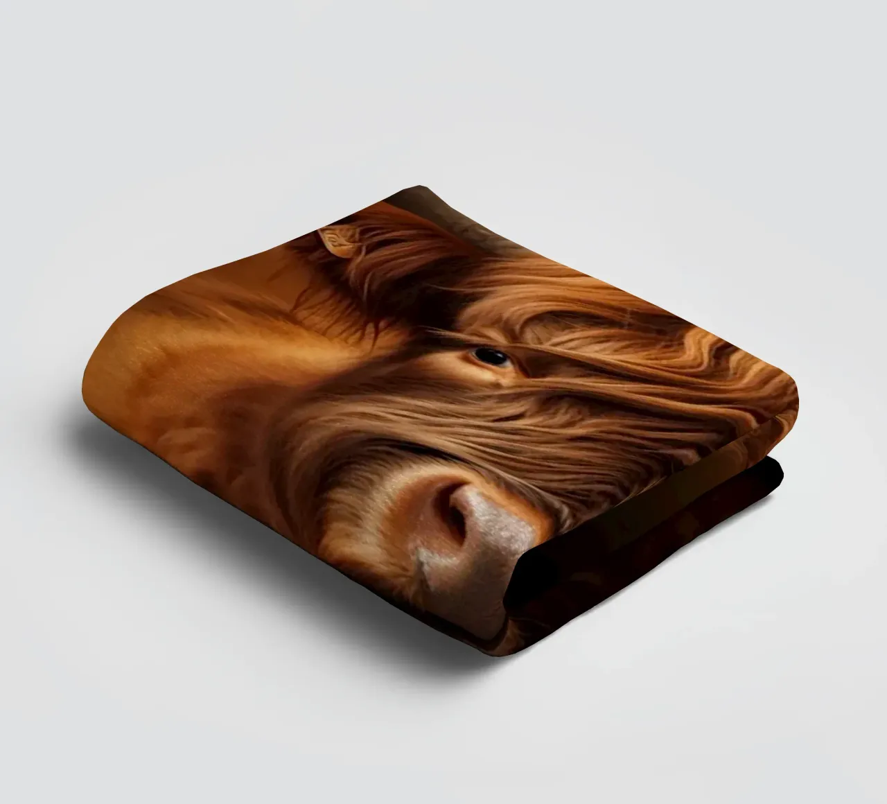 Highlander scozzese asciugamano da bagno da Imagine