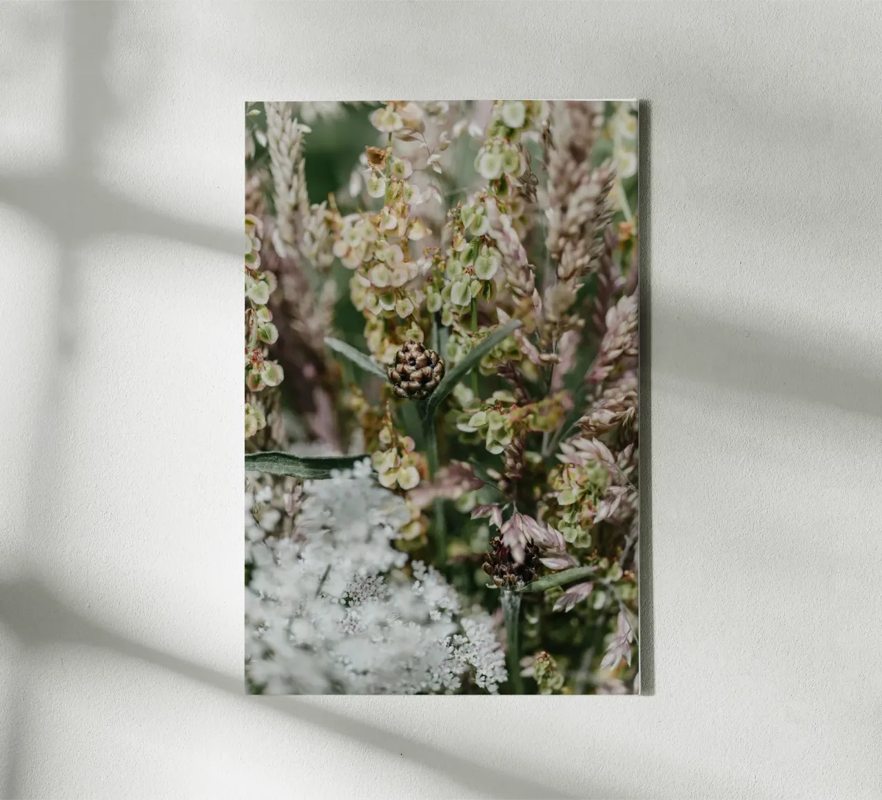 Boho tuinromantiek canvas met Baklijst van Carinaprint