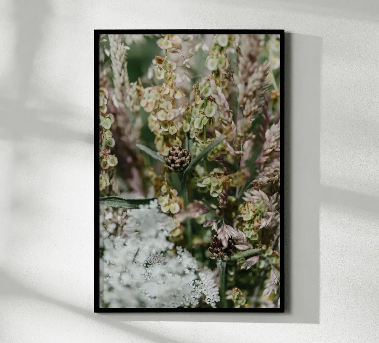 Giardino romantico in stile bohémien poster con telaio in legno da Carinaprint