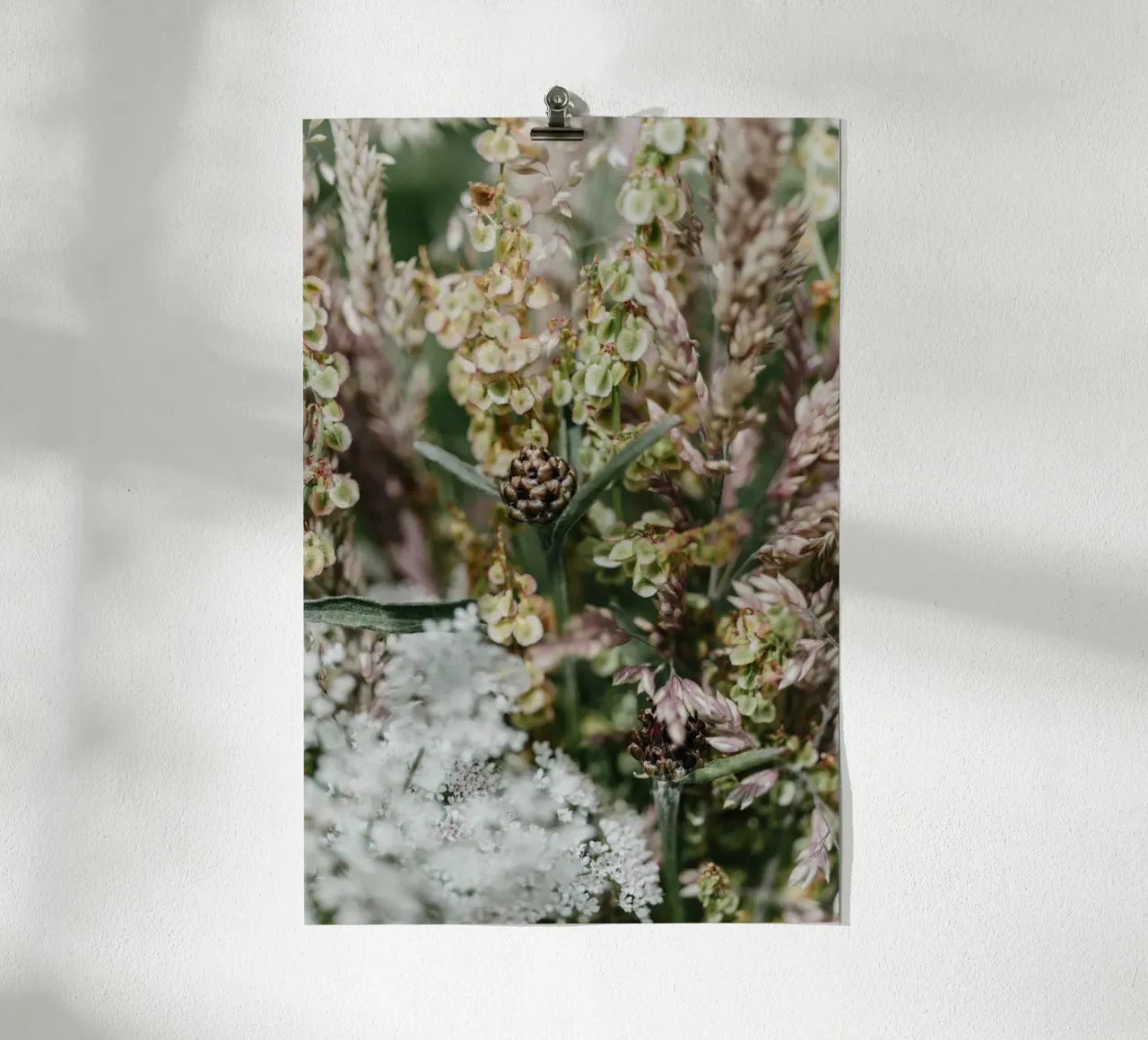 Giardino romantico in stile bohémien poster con telaio in legno da Carinaprint