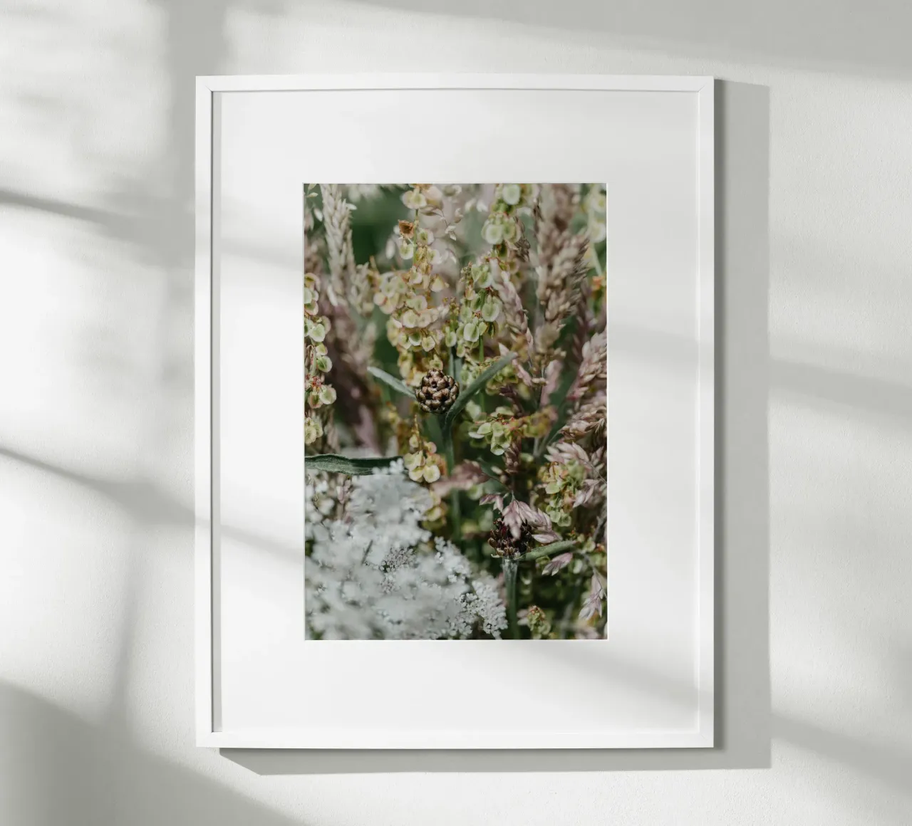 Giardino romantico in stile bohémien poster con telaio in legno da Carinaprint
