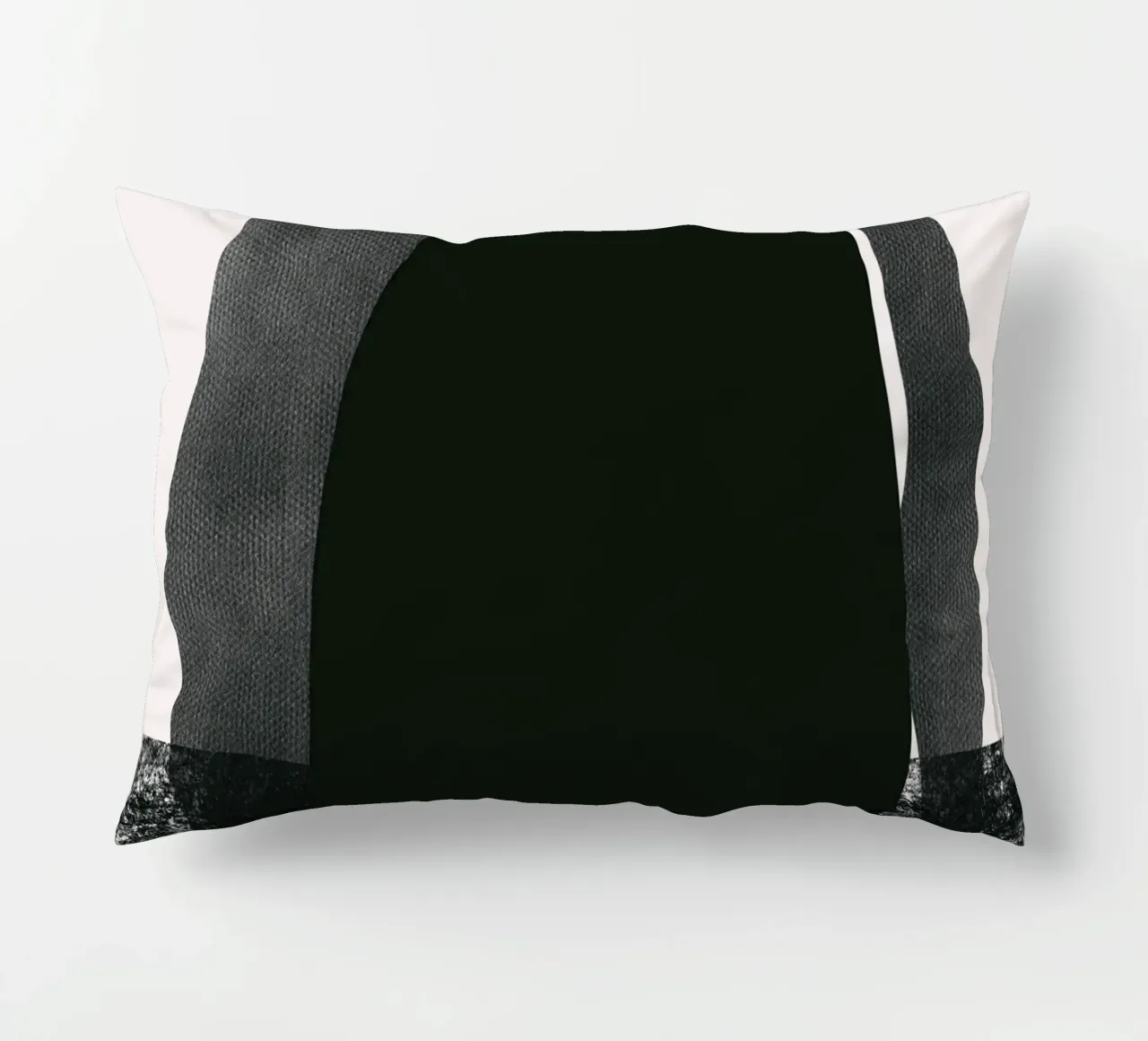 Composizione nera 02 cuscino da Little Dean