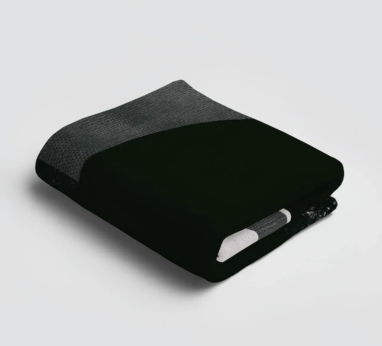 Composizione nera 02 asciugamano da bagno da Little Dean