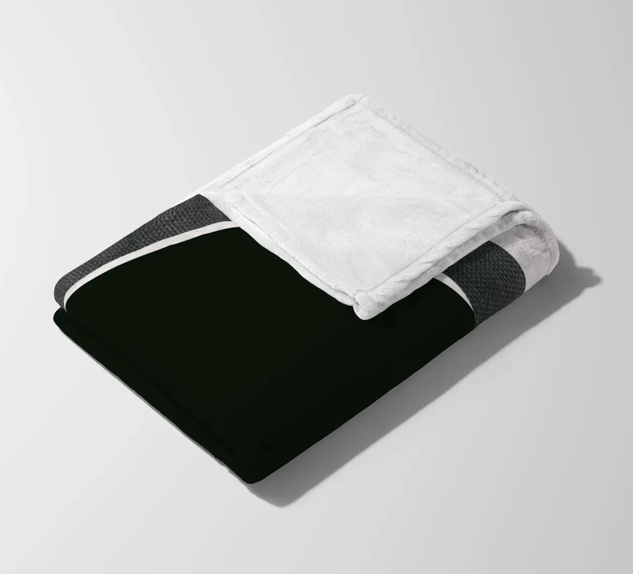 Composizione nera 02 coperta in pile da Little Dean