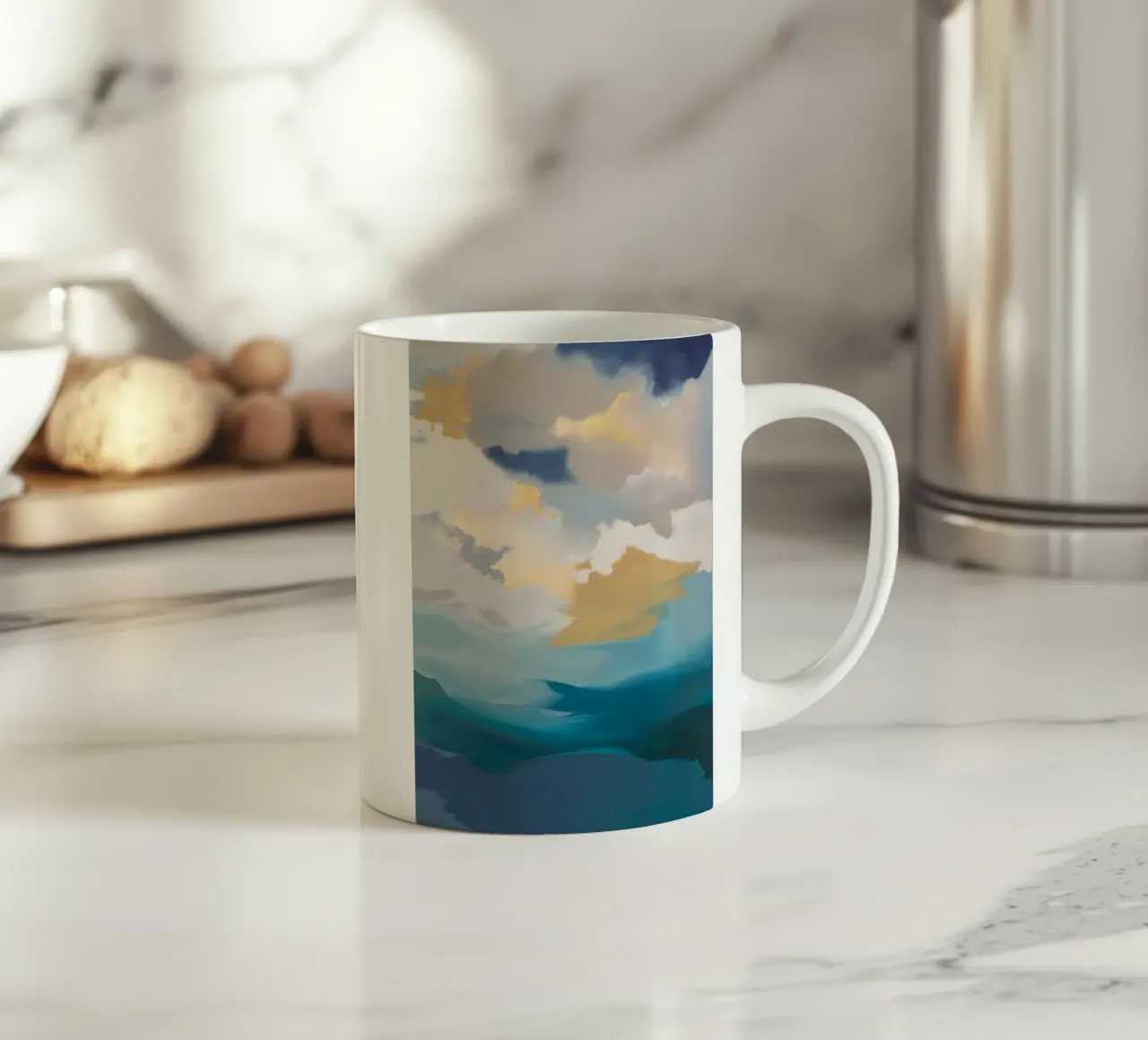 Pace nel cielo tazza in ceramica da Monarch Arc