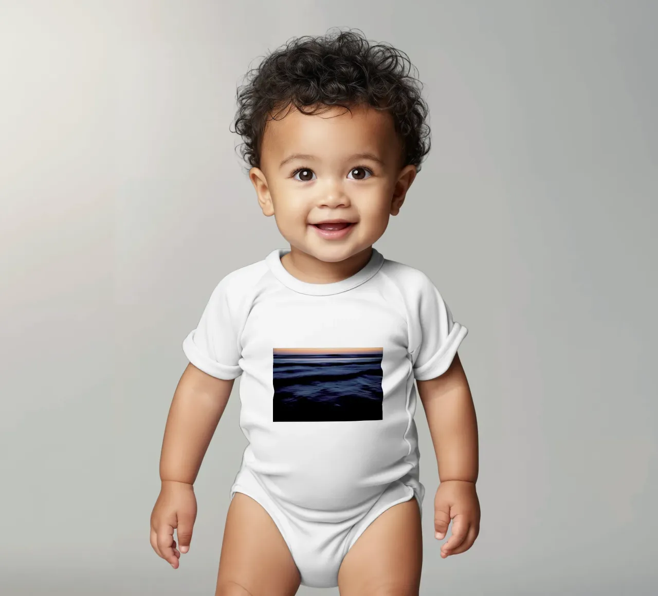 The Uniqueness Of Waves Xxxv Kurzarm Babybody von Tal Paz-Fridman