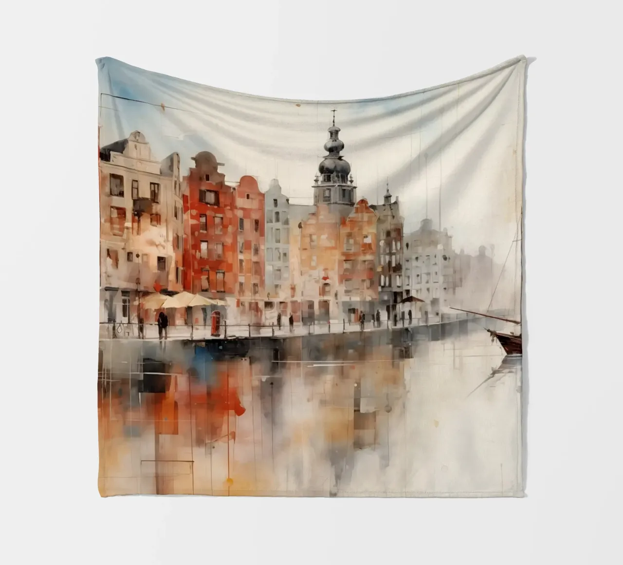 Proprietà sul canale coperta in pile da Imagine