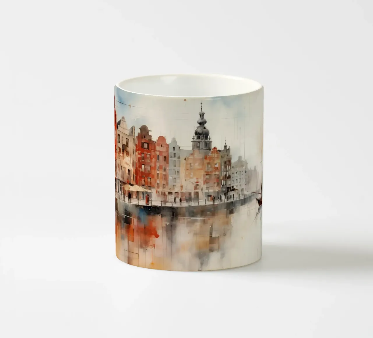 Proprietà sul canale tazza in ceramica da Imagine