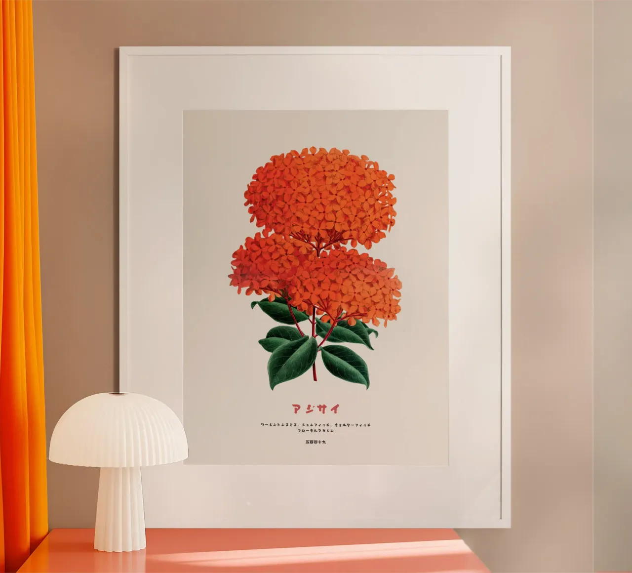 Japanese Hydrangeas Flowers hahnemühle by Vintagrafica