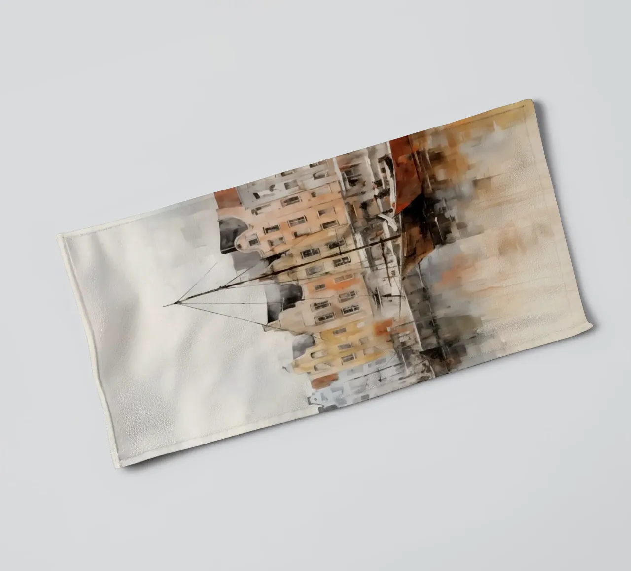 Canal building towel by Imagine