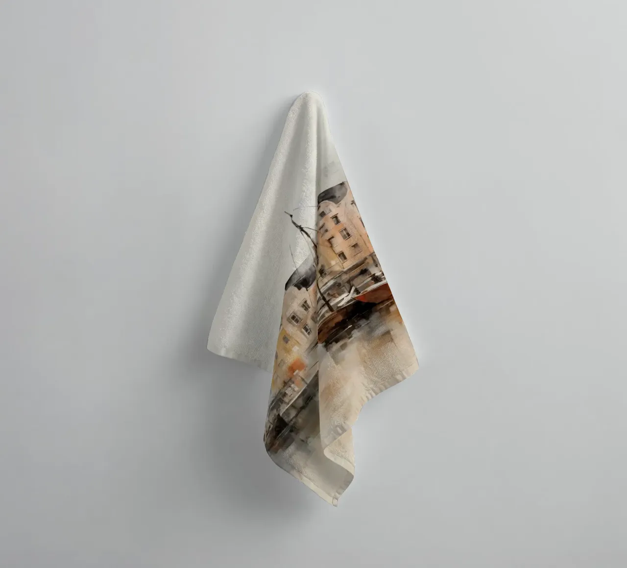 Canal building towel by Imagine