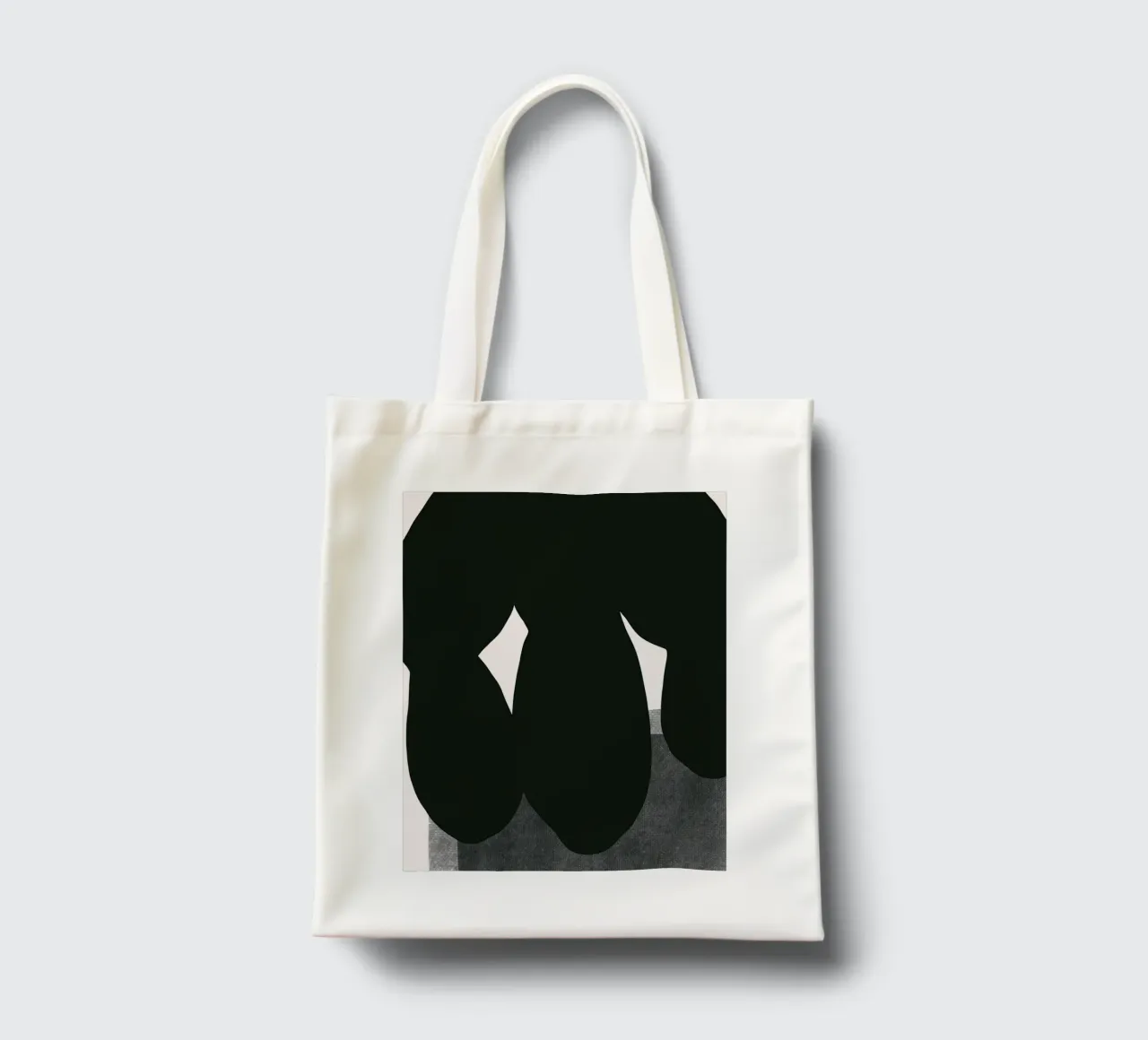 Composizione nera 03 borsa in juta da Little Dean