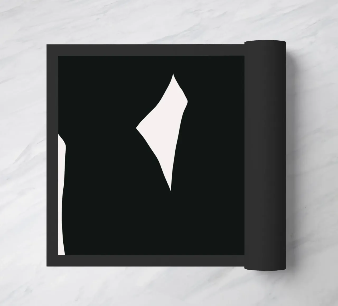 Composizione nera 03 zerbino da Little Dean