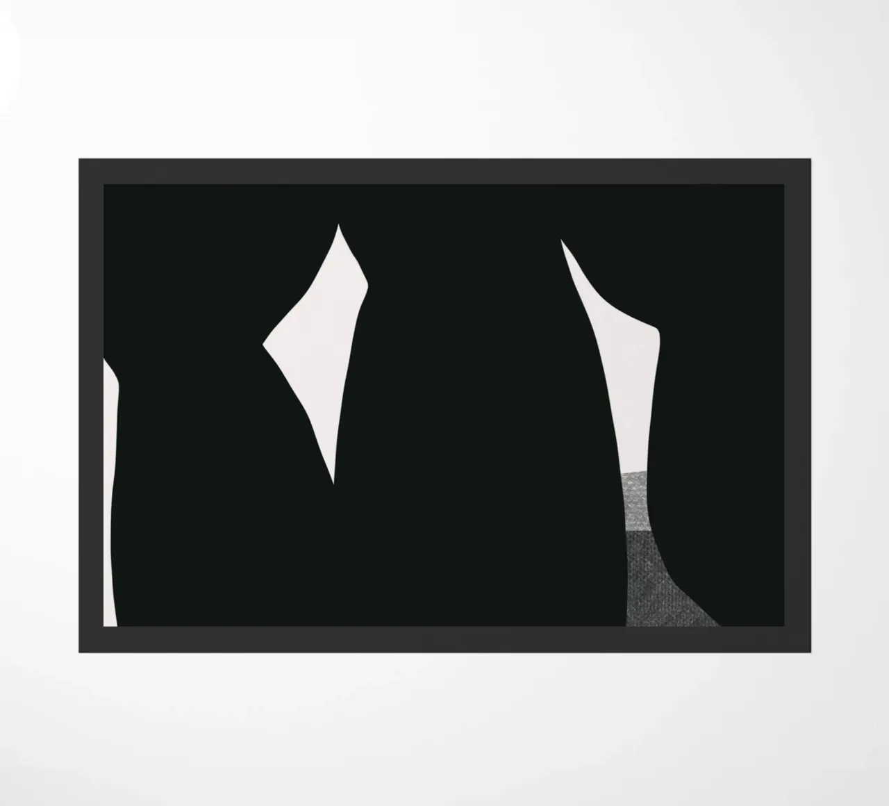 Composizione nera 03 zerbino da Little Dean