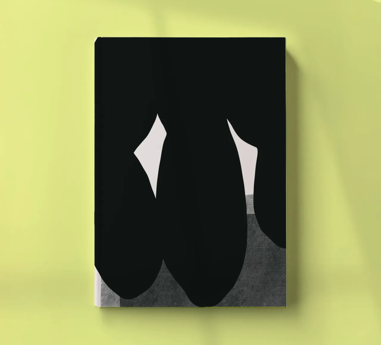 Black composition 03 notebook by Little Dean