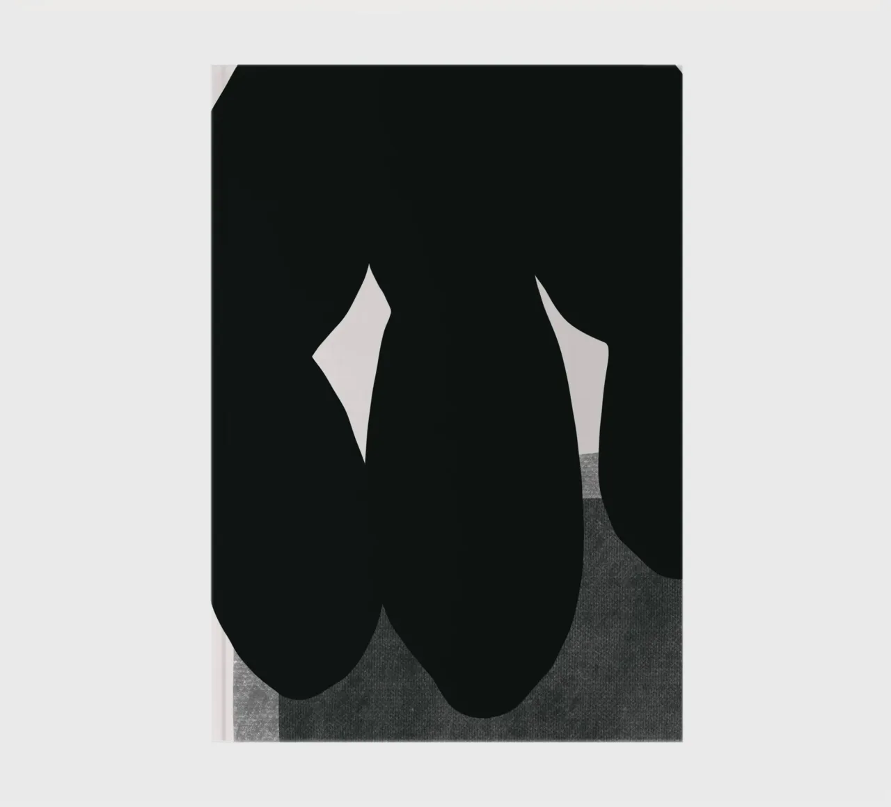 Black composition 03 notebook by Little Dean