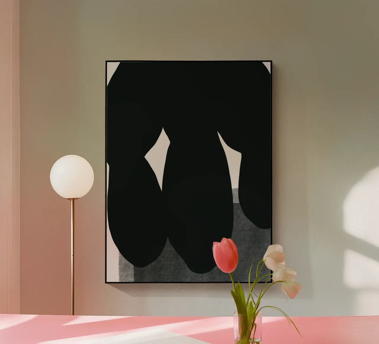 Composizione nera 03 plexiglass da Little Dean